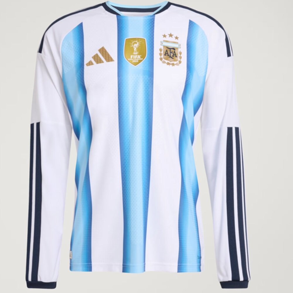Adidas Argentina 26 Home Long Sleeve Jersey Sizer Large - Picture 2 of 6